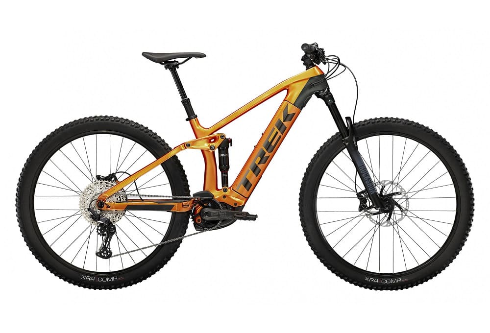 VTT Électrique Tout-Suspendu Trek Rail 9.5 Shimano Deore 12V 625 Wh 29" Orange 2023