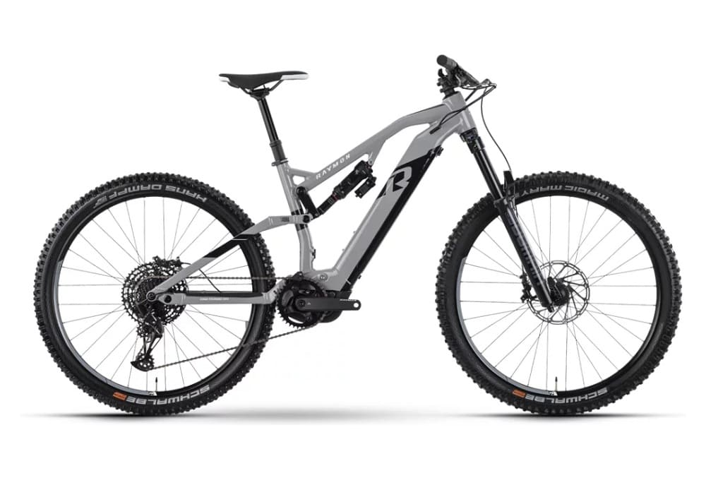 VTT Electrique Tout Suspendus R Raymon TrailRay 140E 10.0 Sram SX Eagle 12V 720 Wh 29" Gris 2023