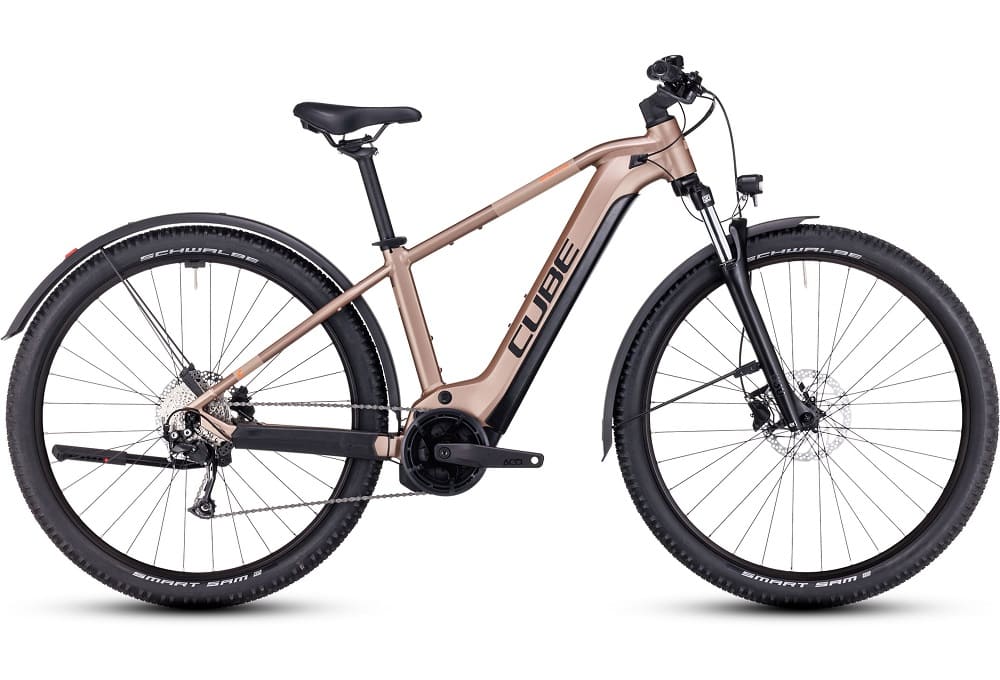 VTT électrique Cube reaction hybrid performance 500 allroad metallicbrown´n´orange
