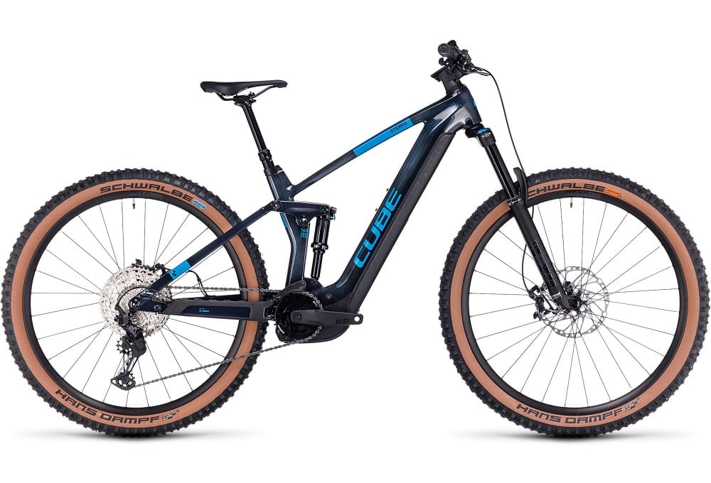 VTT électrique Cube stereo hybrid 140 hpc slx 750 liquidblue´n´blue