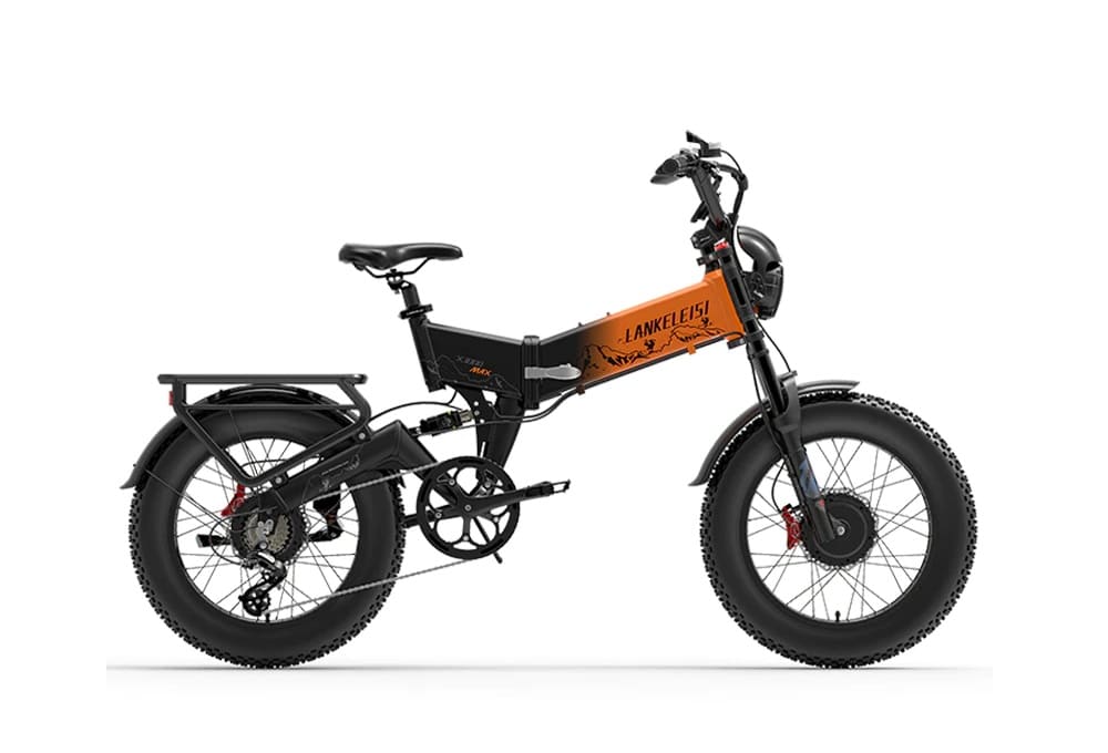 Vélo Électrique À Double Moteur LANKELEISI X3000 MAX 2000W