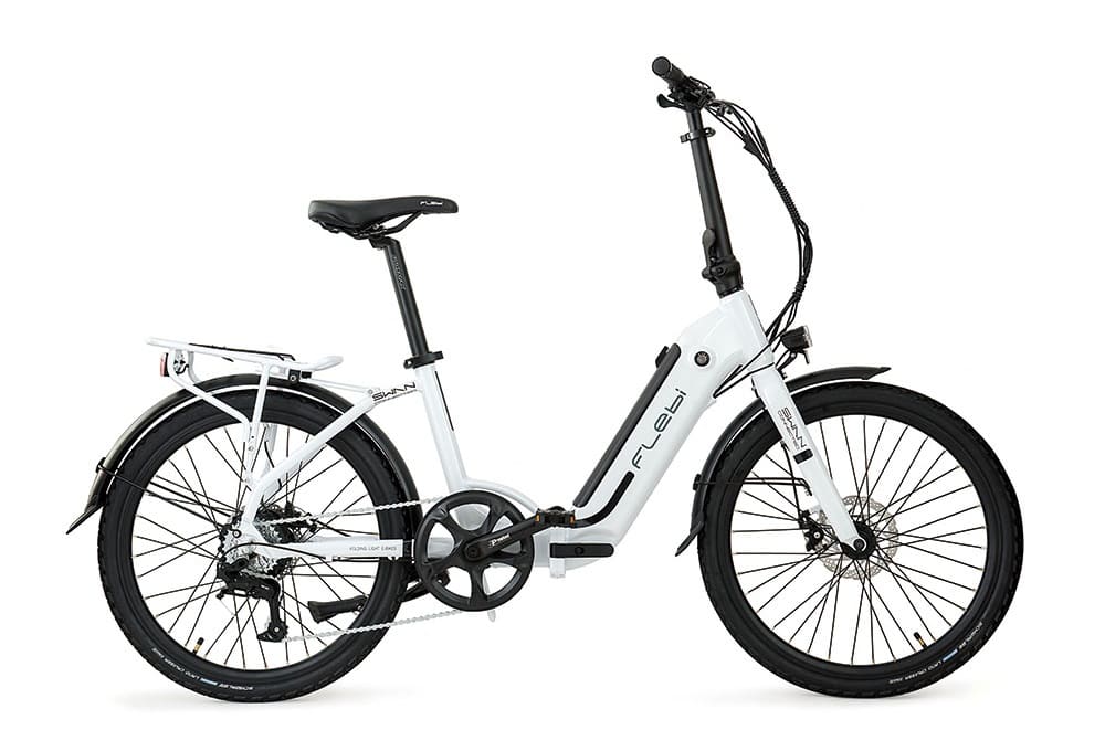 Vélo Electrique Pliant Flebi Swan 24 Blanc