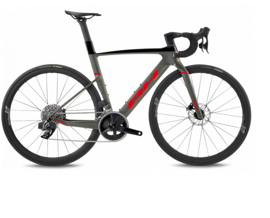 Vélo de Route BH Aerolight 6.0 Sram Rival eTap AXS 12V 700 mm Gris Rouge 2022
