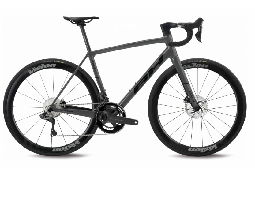 Vélo de Route BH Ultralight Evo Disc 8.0 Sram Rival eTap AXS 12V 700 mm Gris Foncé / Noir 2022
