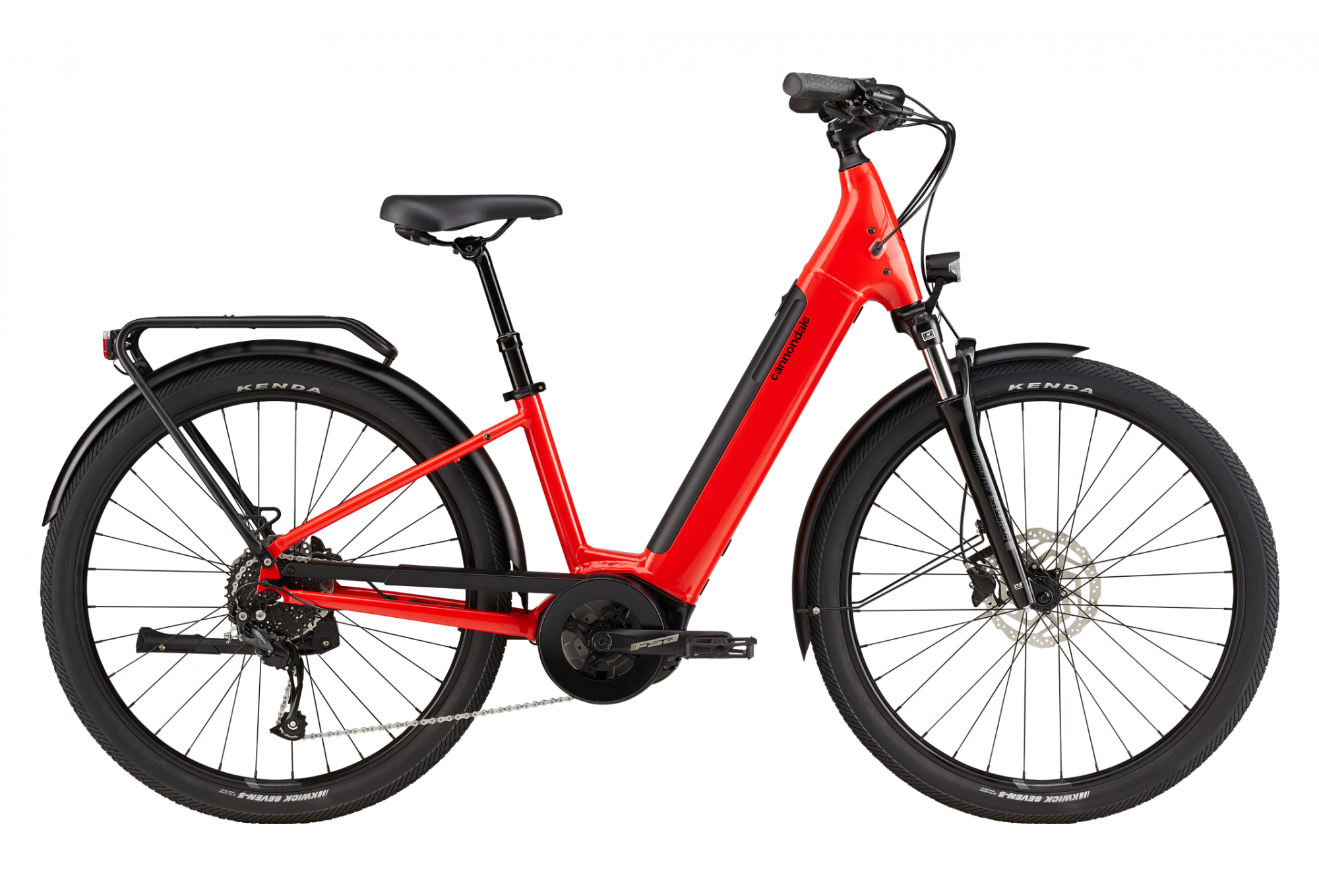 Vélo de Ville Électrique Cannondale Adventure Neo 3 EQ Shimano Altus 9V 400 Rouge 2021