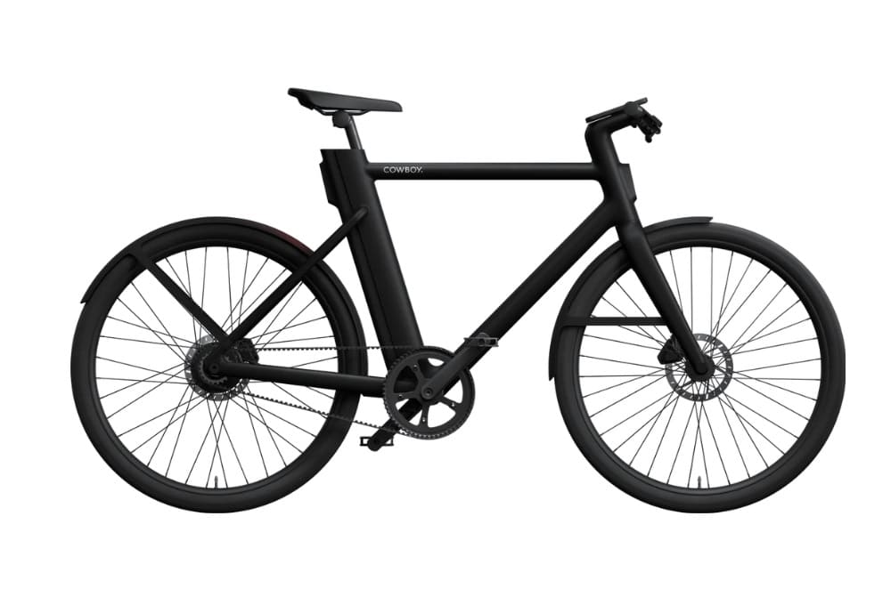 Vélo de Ville Electrique Cowboy 4 + Courroie Mono Vitesse 27.5" Noir