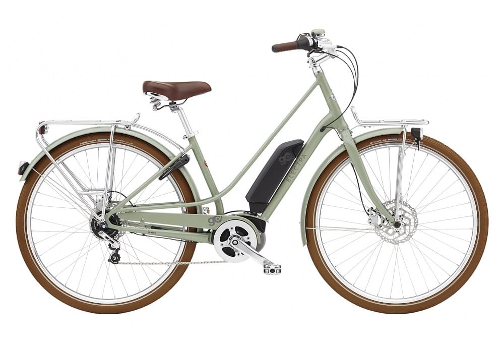 Vélo de Ville Electrique Electra Loft Go! 5i EQ Shimano Nexus 5V 500 Wh Vert Tea 2022