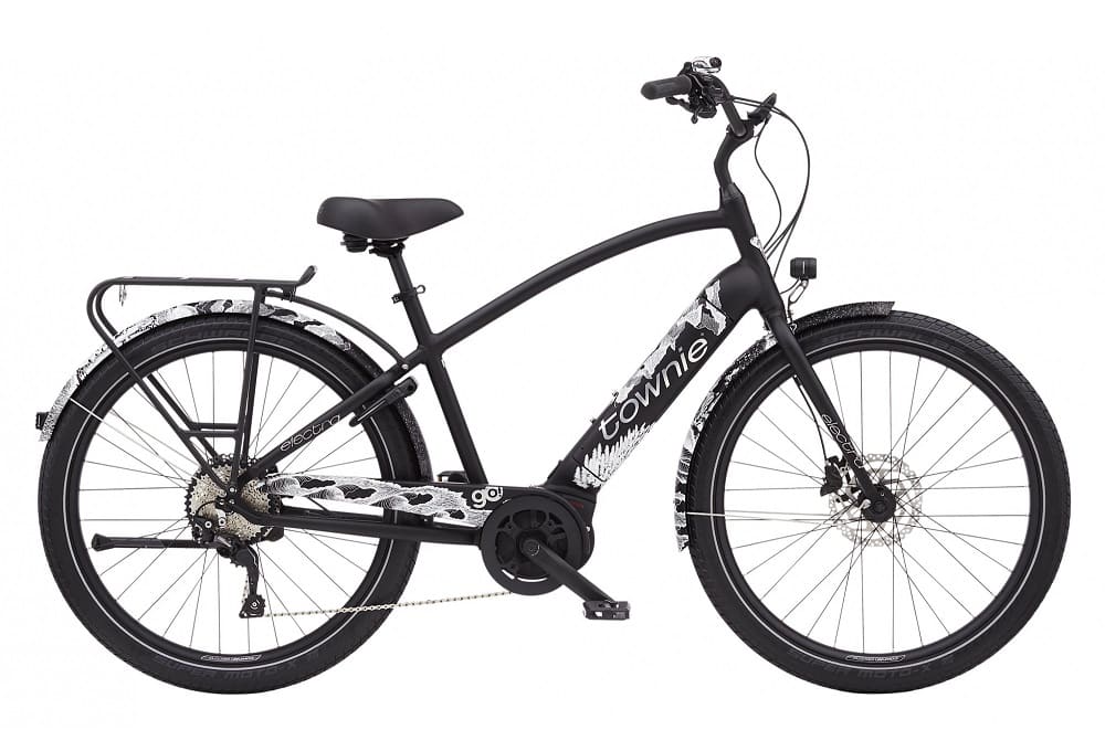 Vélo de Ville Electrique Electra Townie Path Go 10D EQ Step-Over 500 Wh 27.5" Shimano Deore 10V Noir