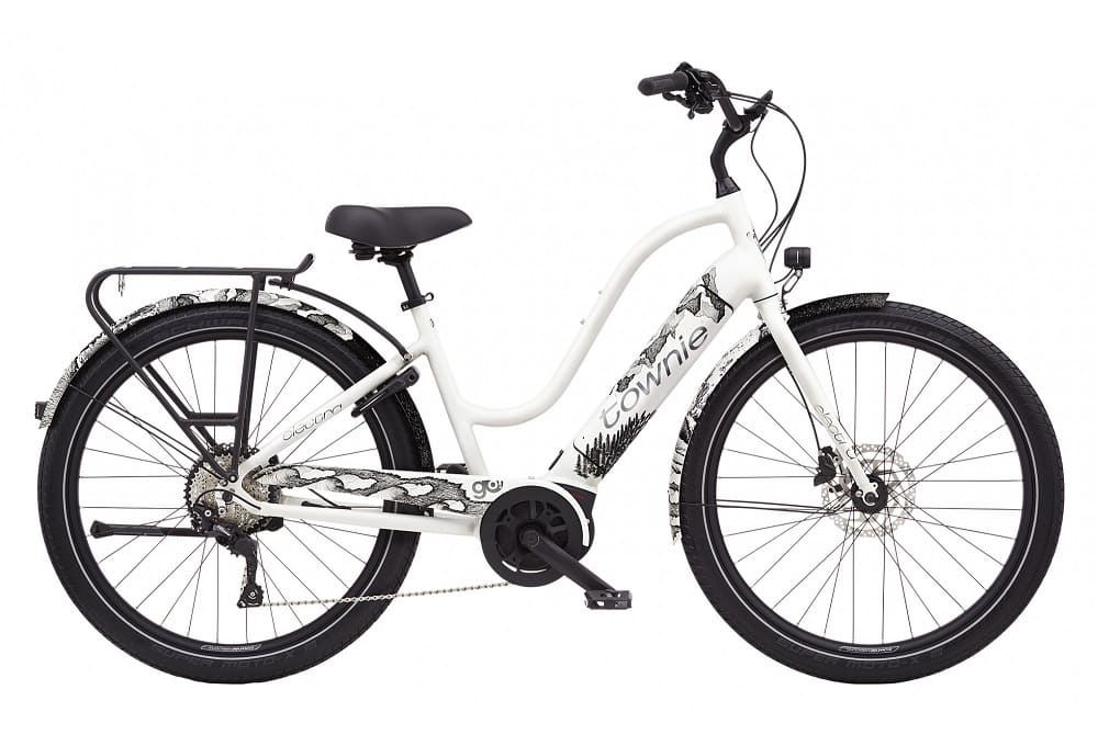 Vélo de Ville Électrique Electra Townie Path Go! 10D Equipped Step-Thru Shimano Deore 10V 500 Wh 27.5" Blanc Pearl