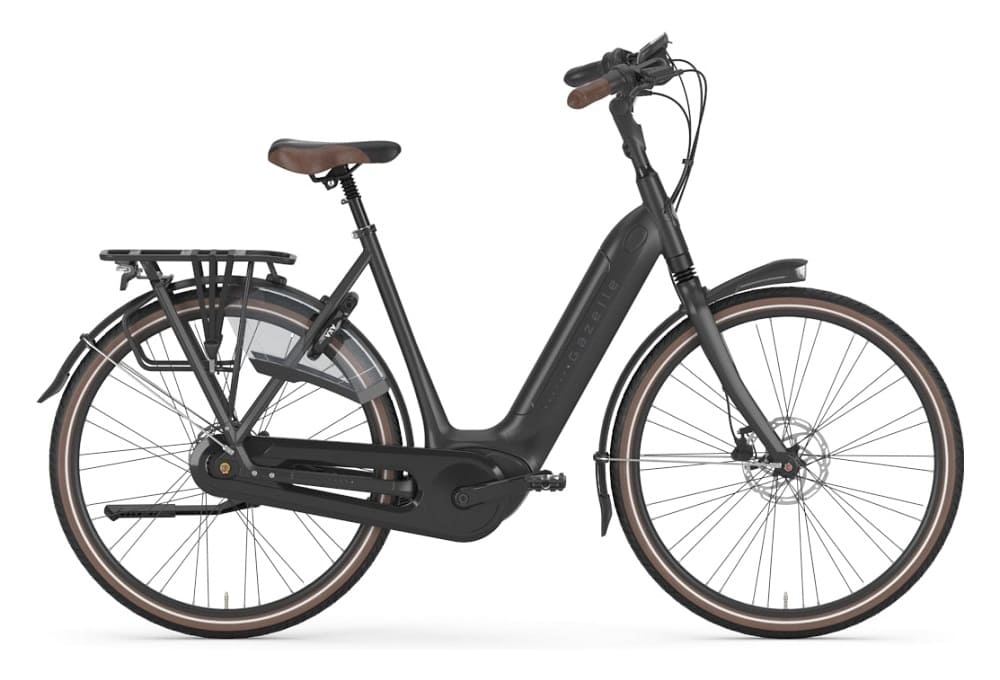 Vélo de Ville Électrique Gazelle Grenoble C8 HMB Shimano Nexus 8V 400Wh 700 mm Noir 2023