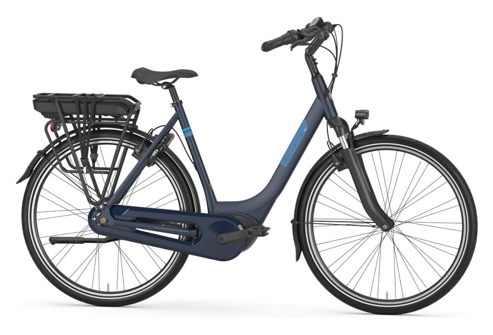 Vélo de Ville Électrique Gazelle Paris C7 HMB Shimano Nexus 7V 300 Wh 700 mm Bleu Marine 2023