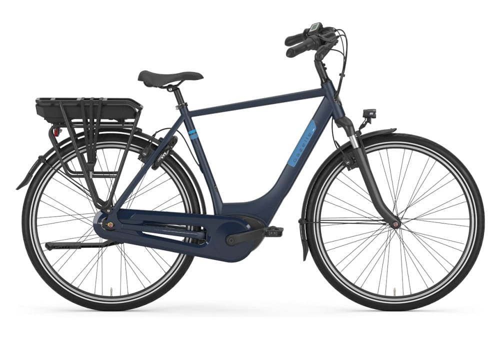 Vélo de Ville Électrique Gazelle Paris C7 HMB Shimano Nexus 7V 400 Wh 700 mm Bleu Marine 2023