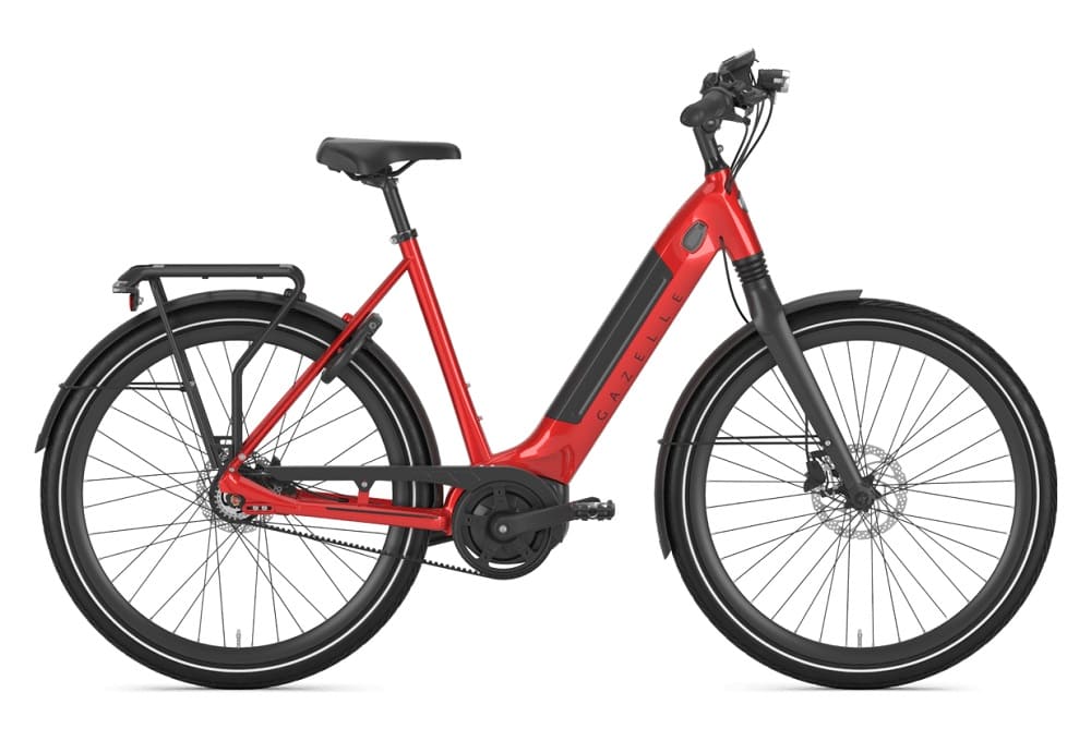 Vélo de Ville Électrique Gazelle Ultimate C8+ HMB Belt Shimano Nexus 8V 500 Wh 700 mm Rouge 2023