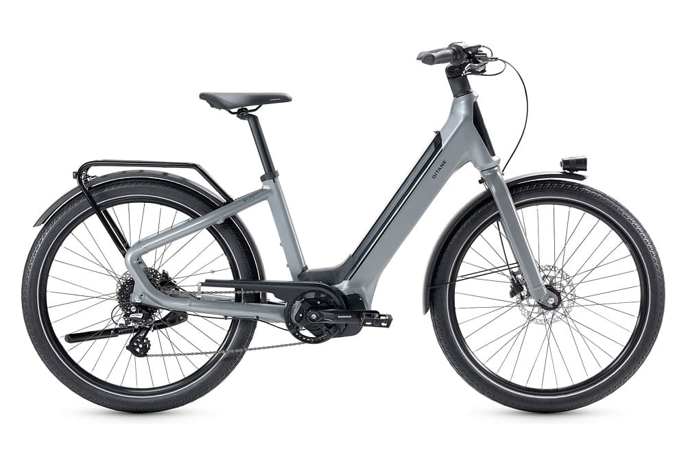 Vélo de Ville Électrique Gitane G-Life Urban 2 Shimano Altus / Tourney 8V 500 Wh 26" Gris Iridium 2023