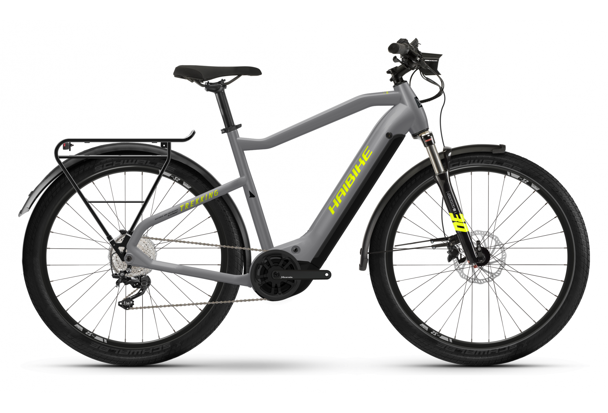 Vélo de Ville Électrique Haibike Trekking 6 Shimano Deore 10V 630 Gris 2022