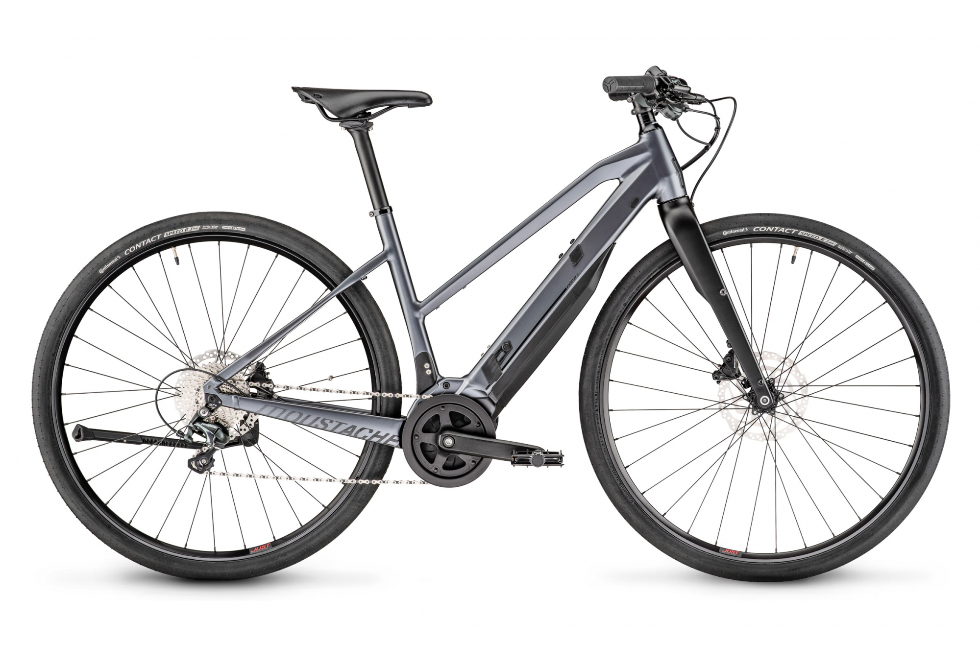Vélo de Ville Électrique Moustache Bikes Vendredi 28.1 Open Shimano Tiagra 10V 400 Gris 2020-