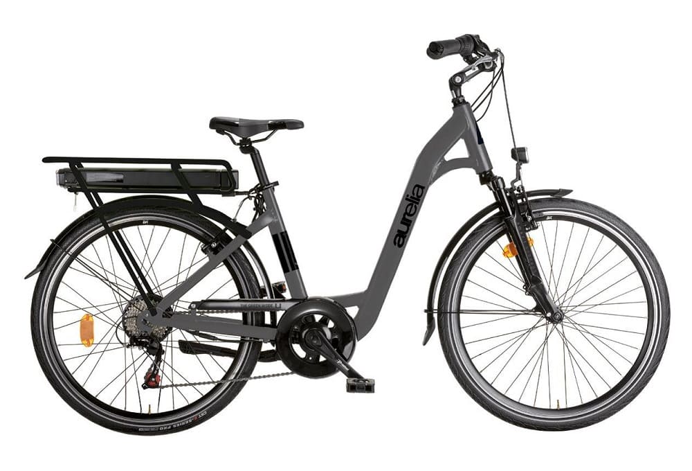 Vélo de Ville Electrique OGP Bike Aurélia 26" Shimano 7V 250wh Gris