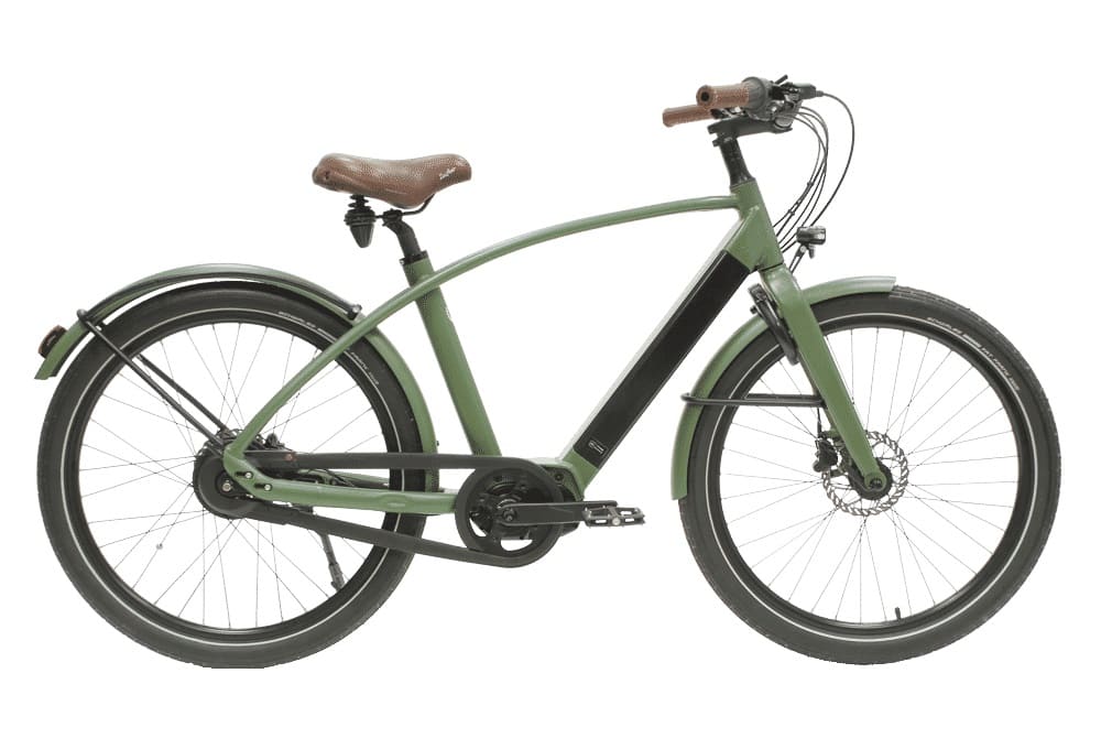 Vélo de Ville Électrique Reine Bike Cadre Haut Connecté Enviolo City CT 504Wh 26" Vert Khaki 2022
