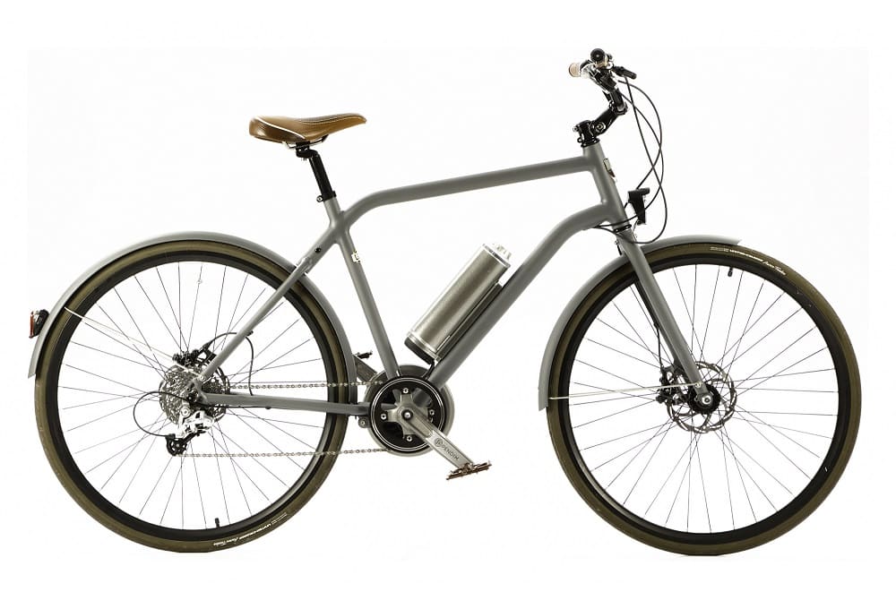 Vélo de Ville Electrique e-LiFE Design 330Wh MicroShift 10V Gris Mat