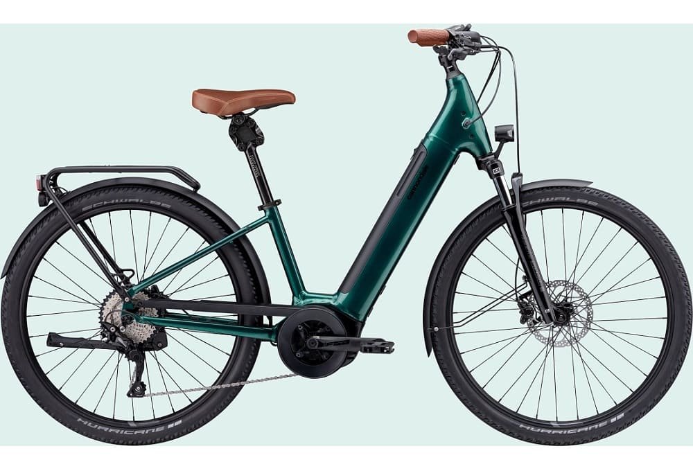 Vélo de ville Électrique Cannondale Adventure Neo 1 EQ vert