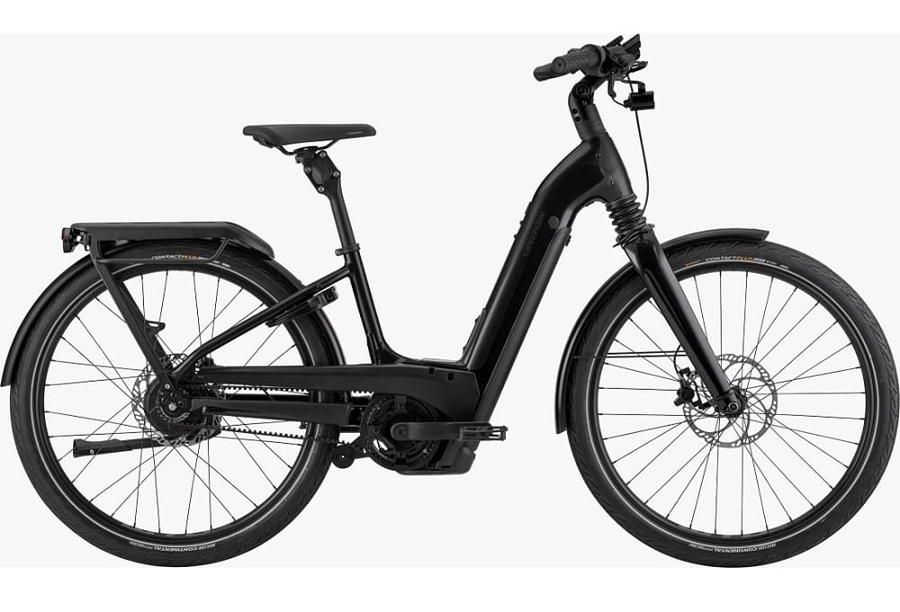 Vélo de ville Électrique Cannondale Mavaro Neo 1 Low StepThru Noir