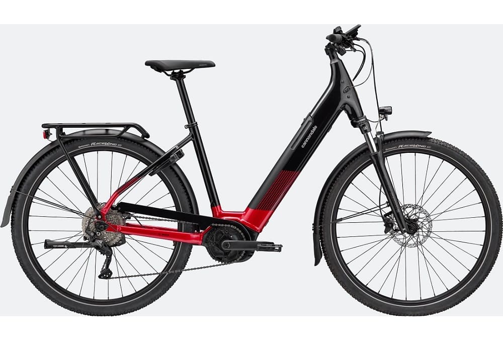 Vélo de ville Électrique Cannondale Tesoro Neo X 2 Low StepThru Noir/rouge