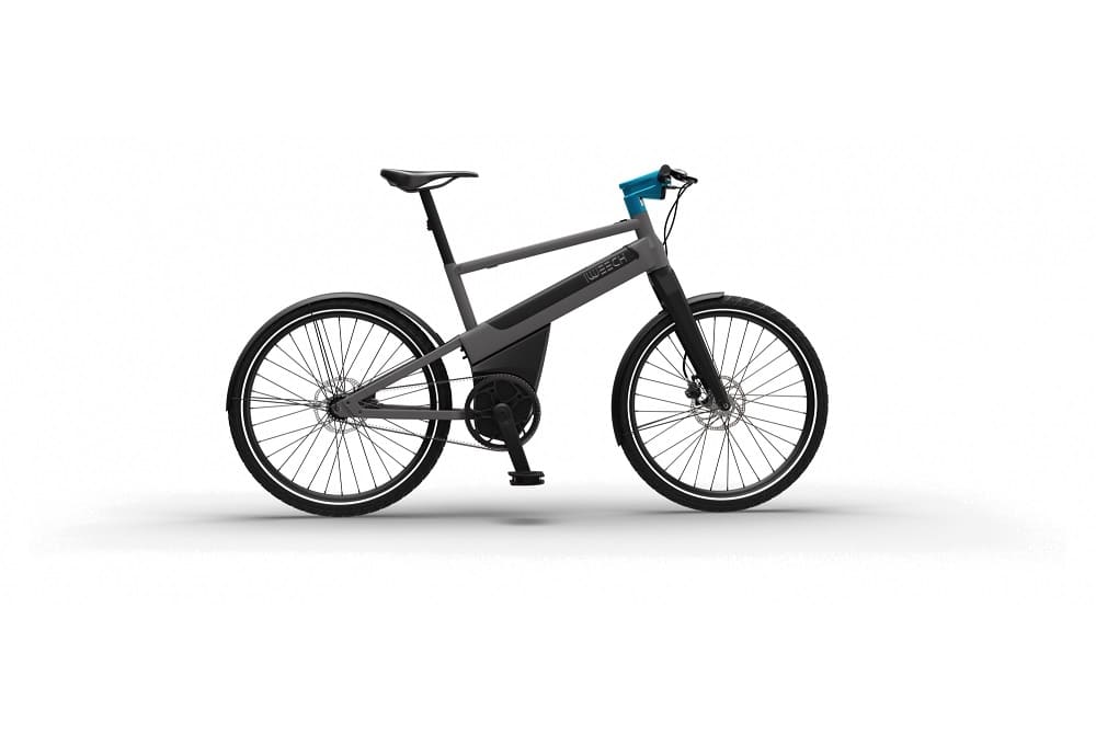 Vélo de ville électrique Iweech Smartbike 100% automatique gris orage anodisé 2020