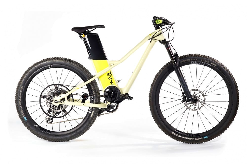 Vélo électrique hybride VTT Whatt TTPlayer beige 2022