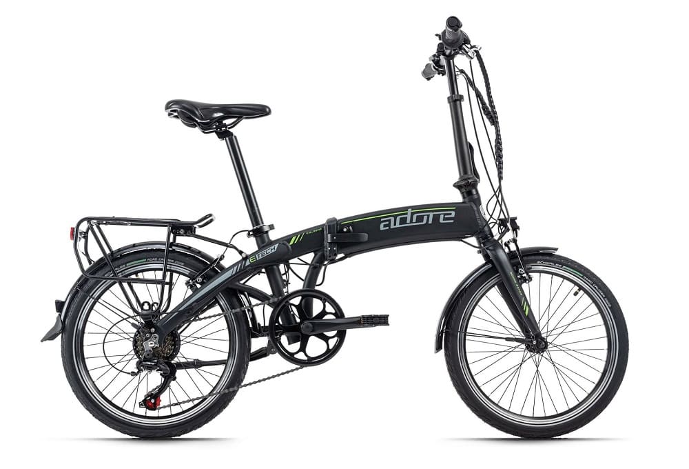 Vélo électrique pliant Adore Cologne 20" Aluminium  250 Watt Li-Ion 36V/10Ah 6 Vitesses
