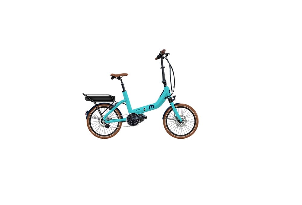 Vélo électrique pliant Moov'In Fold Premium Di2 20" bleu