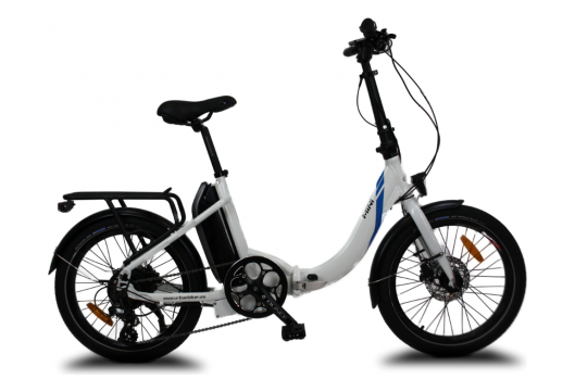 Vélo pliant électrique URBANBIKER MINI 20' blanc - Batterie 504Wh Moteur 250W