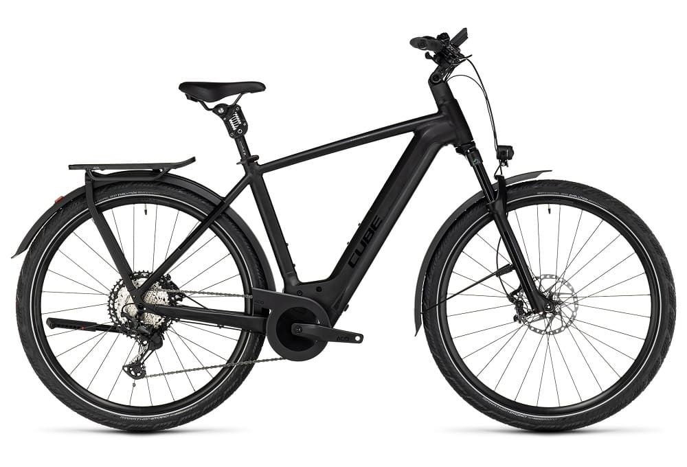 Vélo ville électrique Cube kathmandu hybrid slt 750 black´n´metal