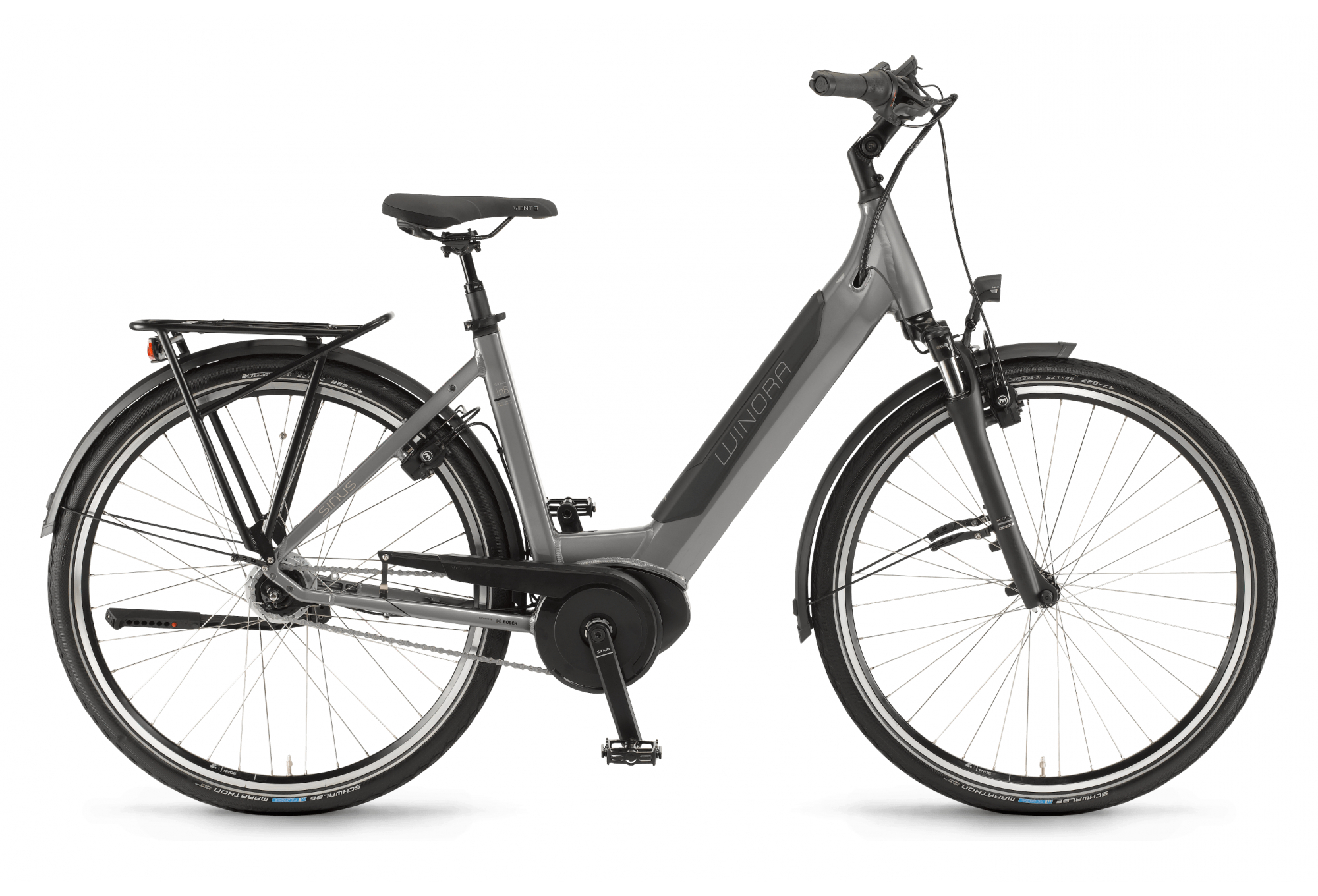 Winora Sinus iN8f Monotube 500 Wh 28'' Shimano Nexus 8V Gris 2021