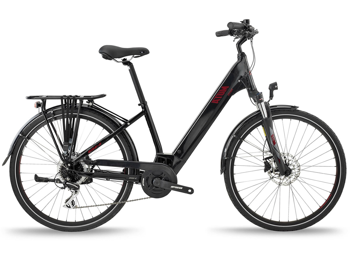 BH ATOM Street noir rouge 500Wh 2021