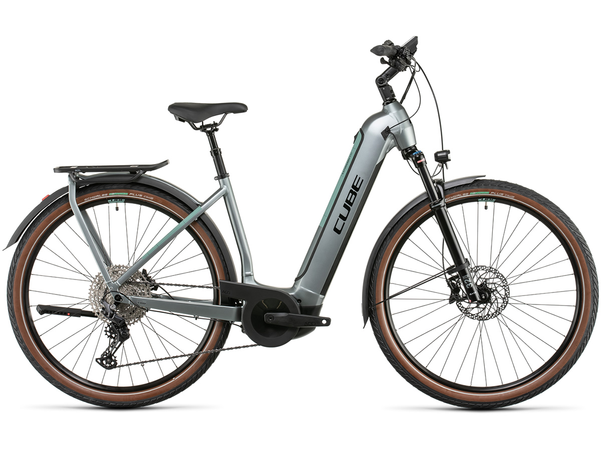 CUBE Kathmandu Hybrid EXC 750 silvergreen'n'black Easy Entry 2022