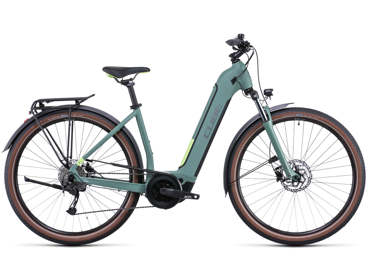 CUBE Touring Hybrid ONE 500 green´n´sharpgreen Easy Entry 2022