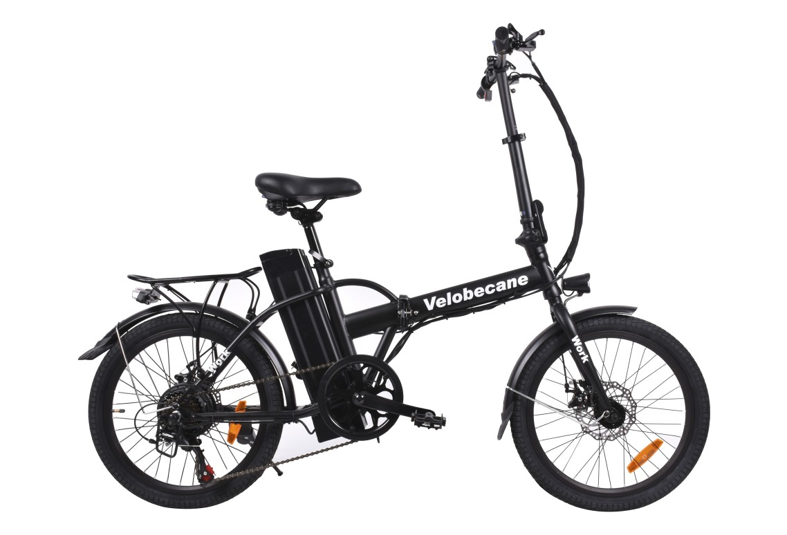 elobecane velo electrique pliant tous cheminsWorkNoir