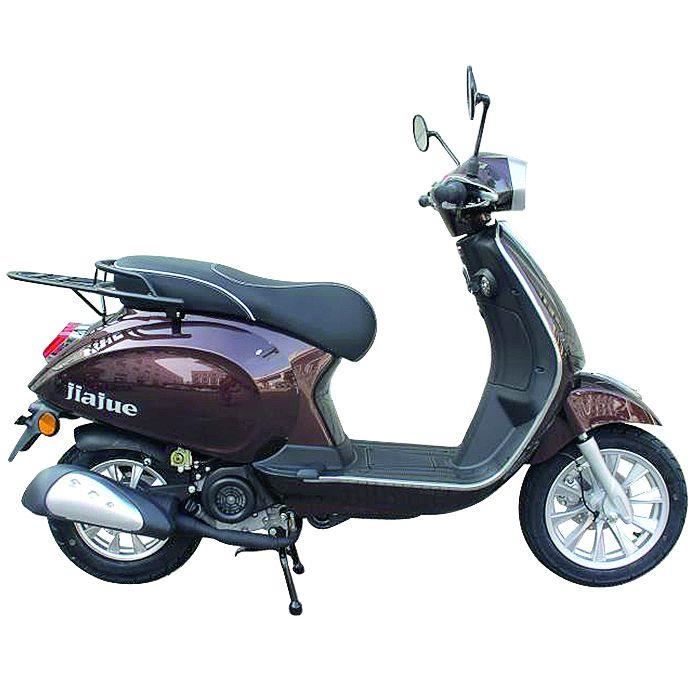Scooter 4T 50 cc – JIAJUE – EURO5 – Chocolat – Avec carte grise