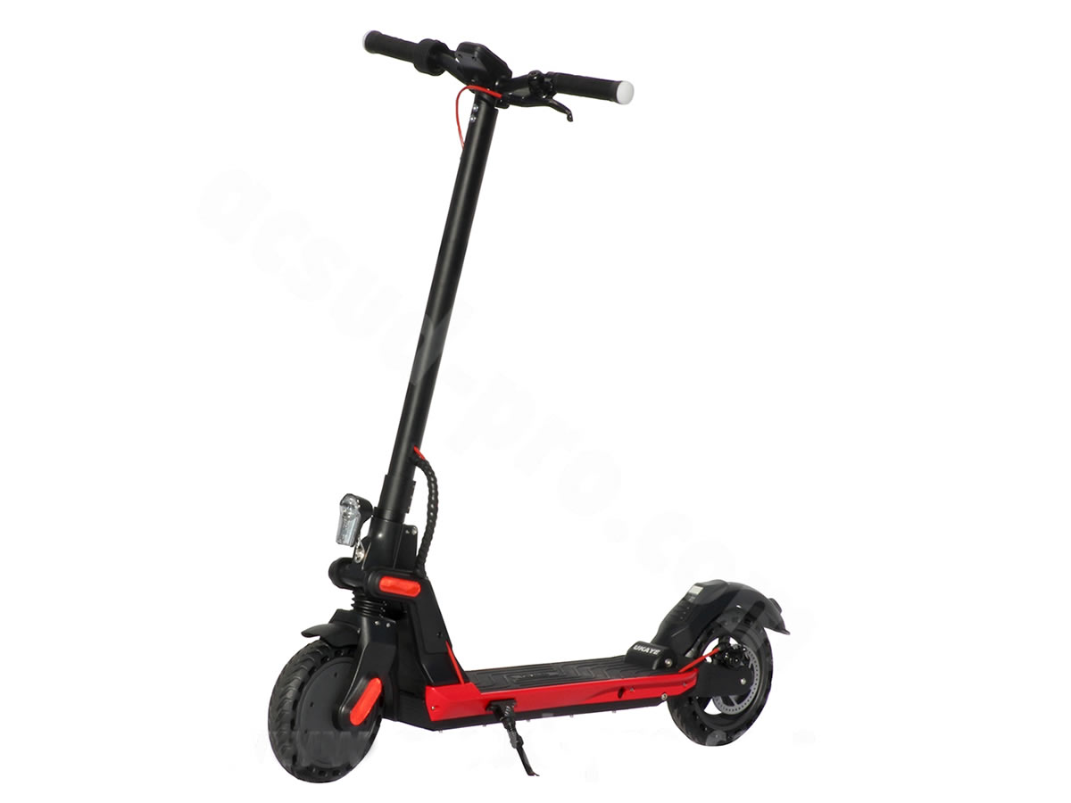 Trottinette électrique UKAYE U2 350W noir rouge
